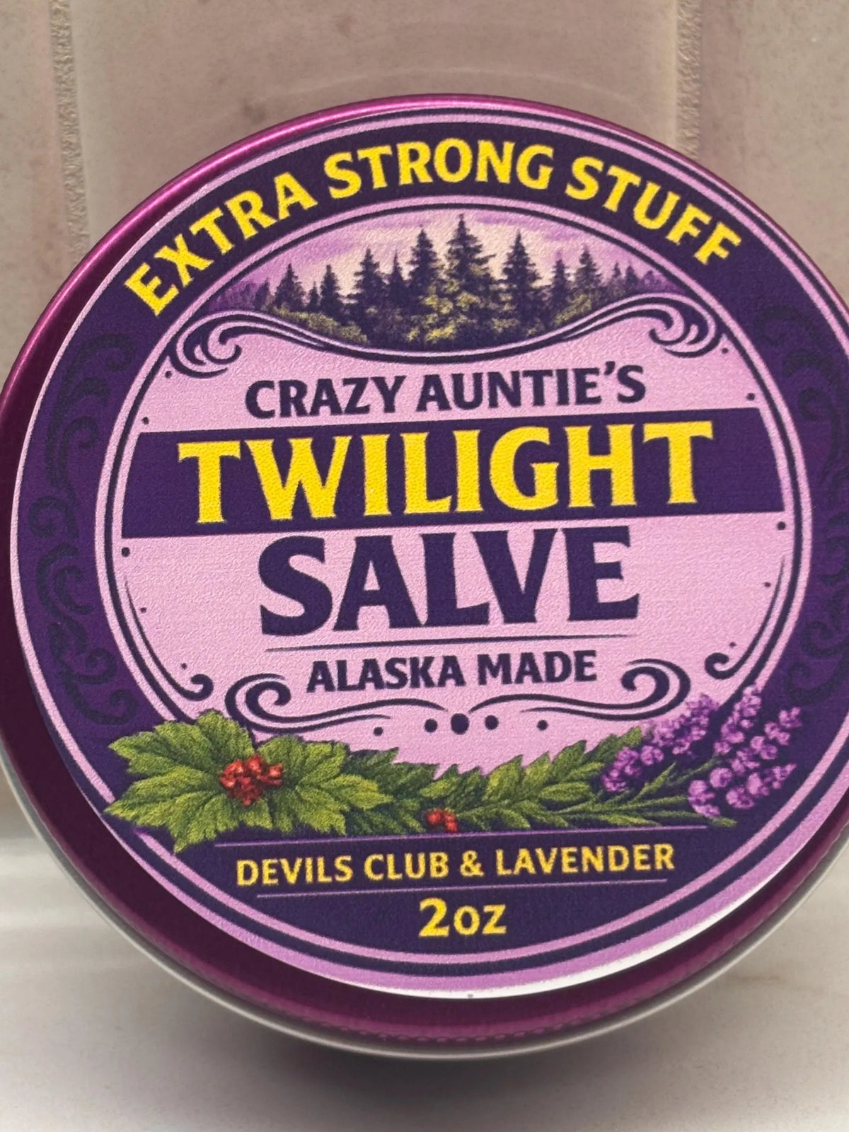 Devil's Club Salve with Lavender - Wildcrafted Alaskan Herbal Balm