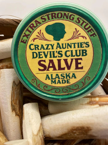Crazy Auntie’s Extra Strong Devil’s Club Salve — Alaska Wildcrafted Joint & Muscle Balm